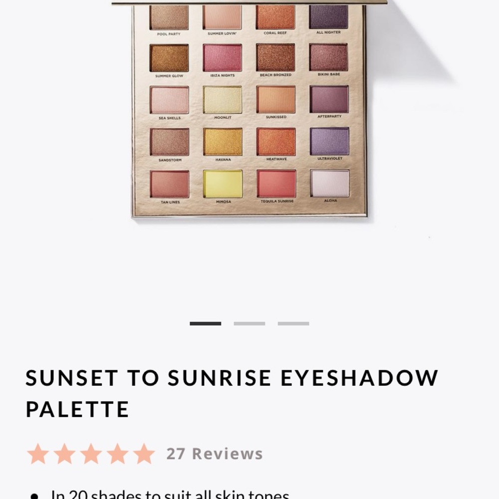 Eyeshadow pallet bundle